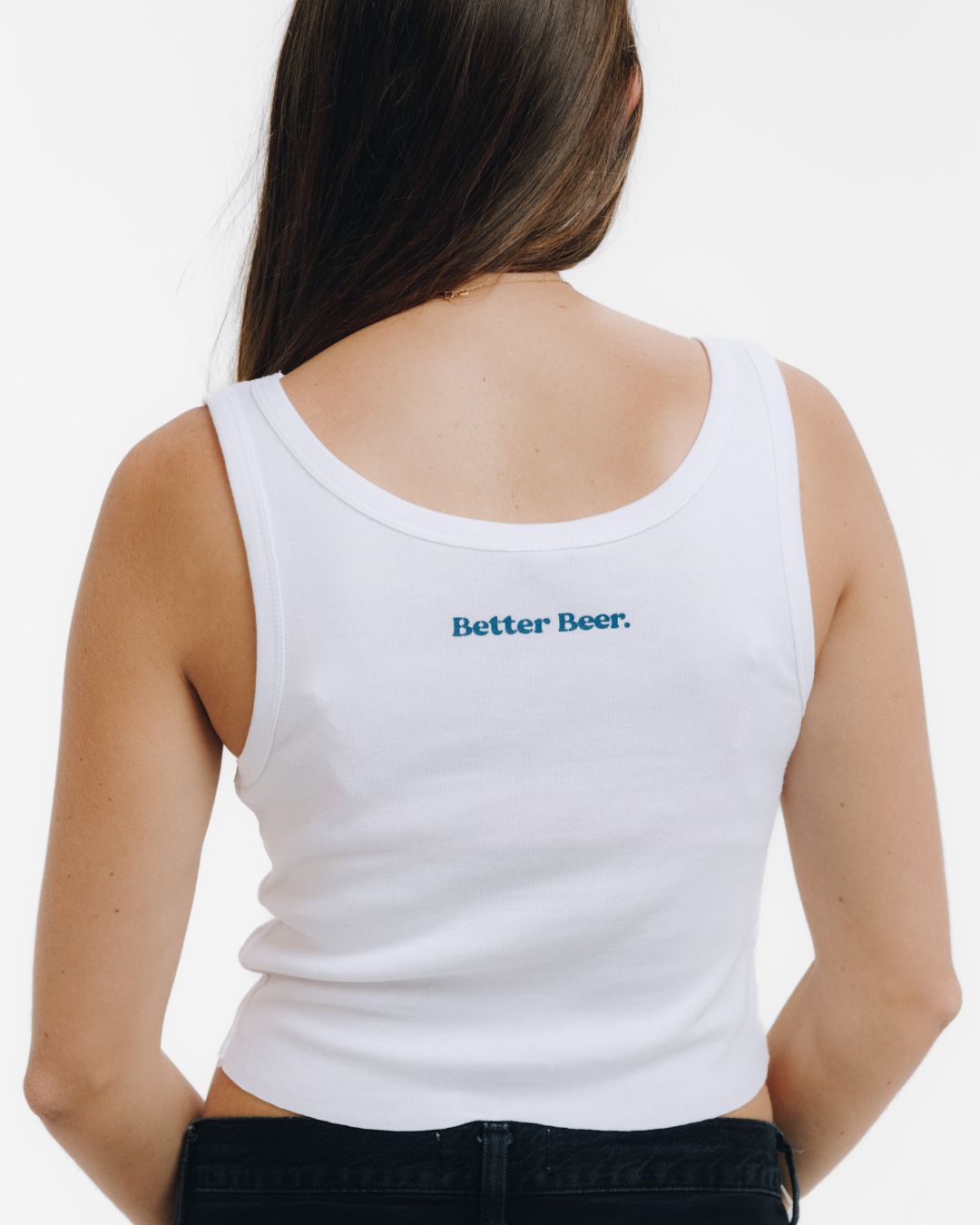 Day For It Singlet White back | Better Beer