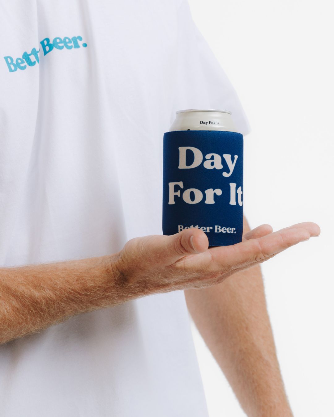 Day For It Blue Tinny Cooler with Better Beer logo | Better Beer