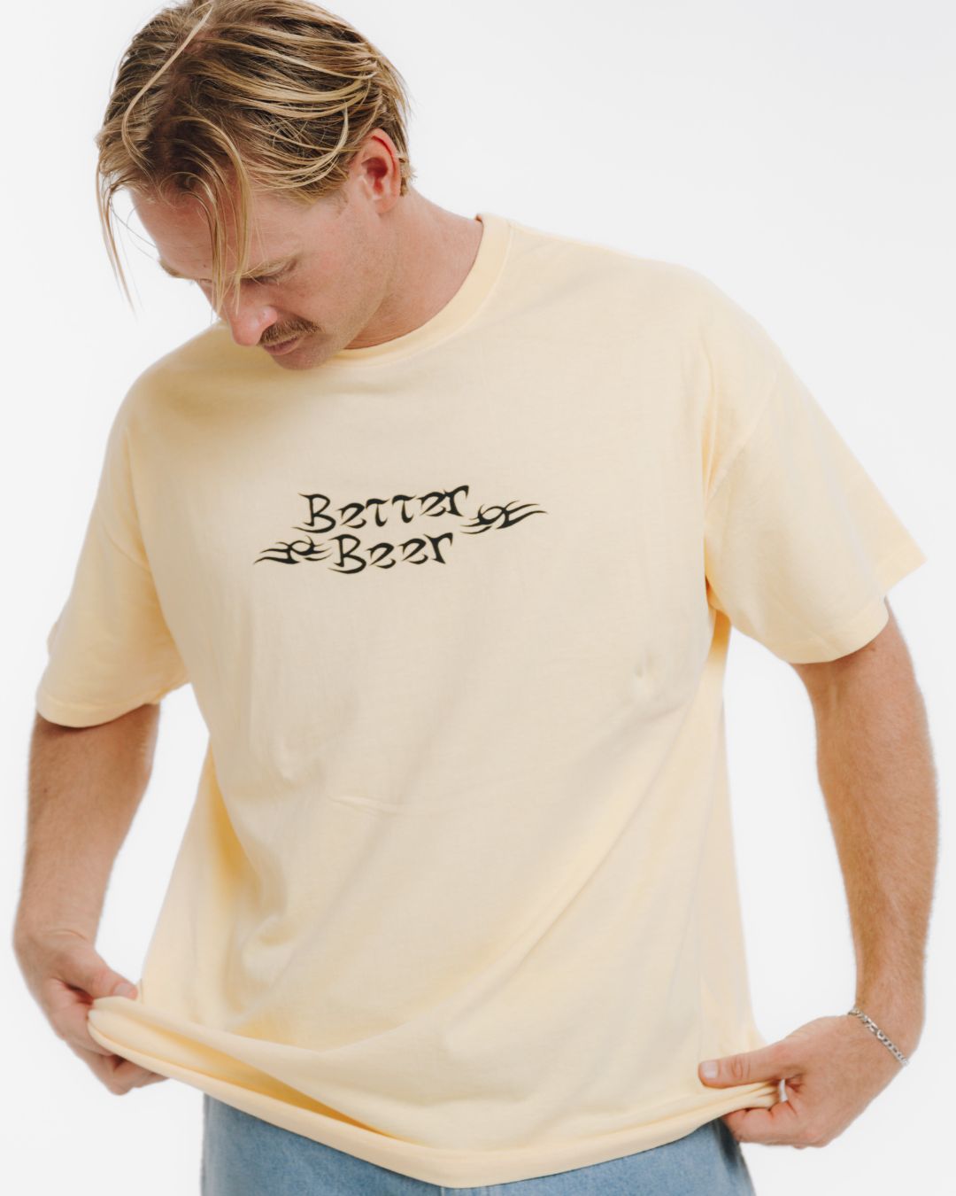 Max Blackmore Filthy Tribal Tee in Sunray | Better Beer