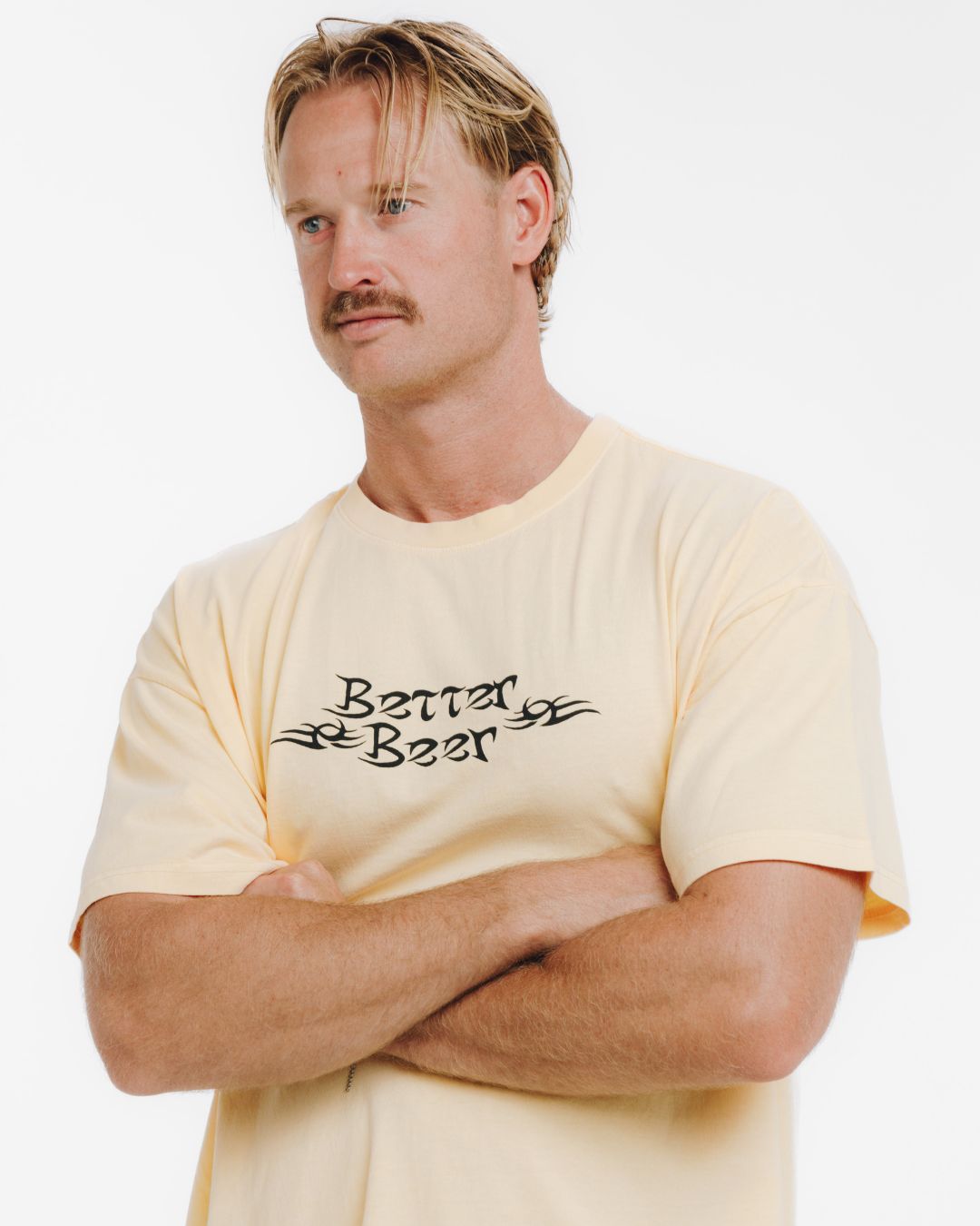 Max Blackmore Filthy Tribal Tee in Sunray | Better Beer