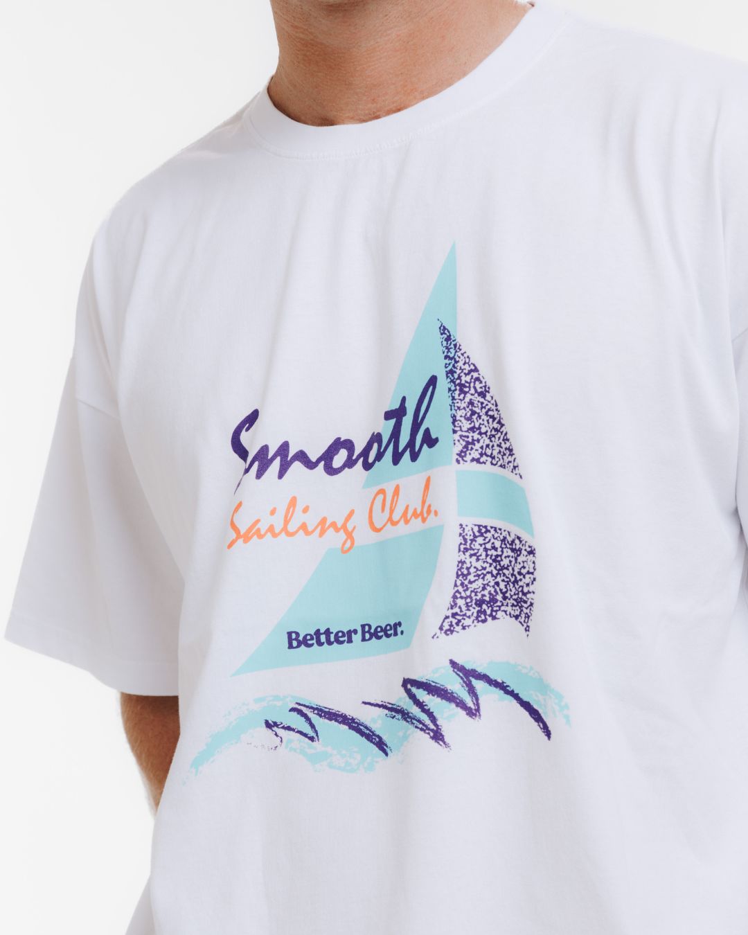 Smooth Sailing Tee White | Better Beer