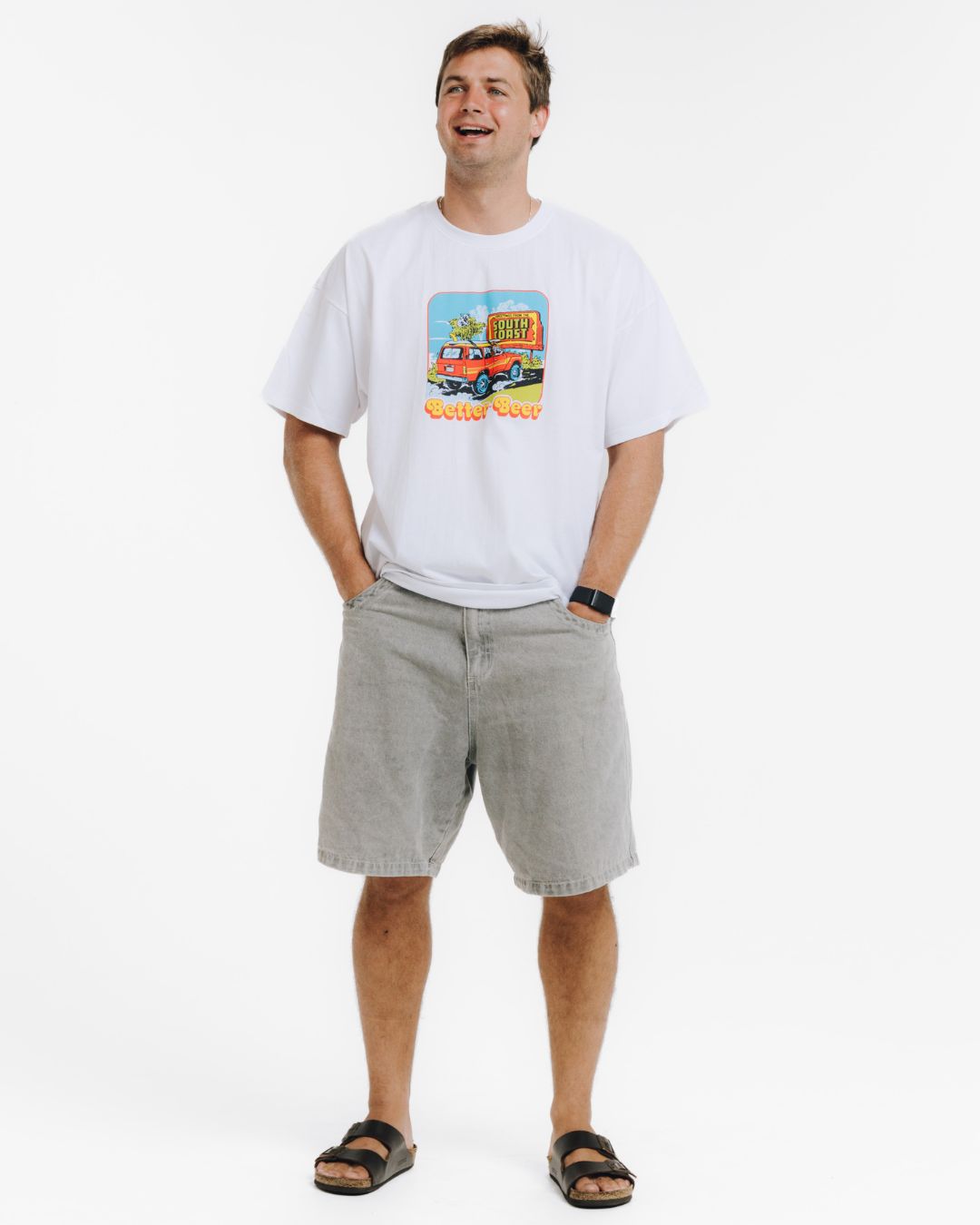 Luke Player South Coast Road Trip Tee White | Better Beer