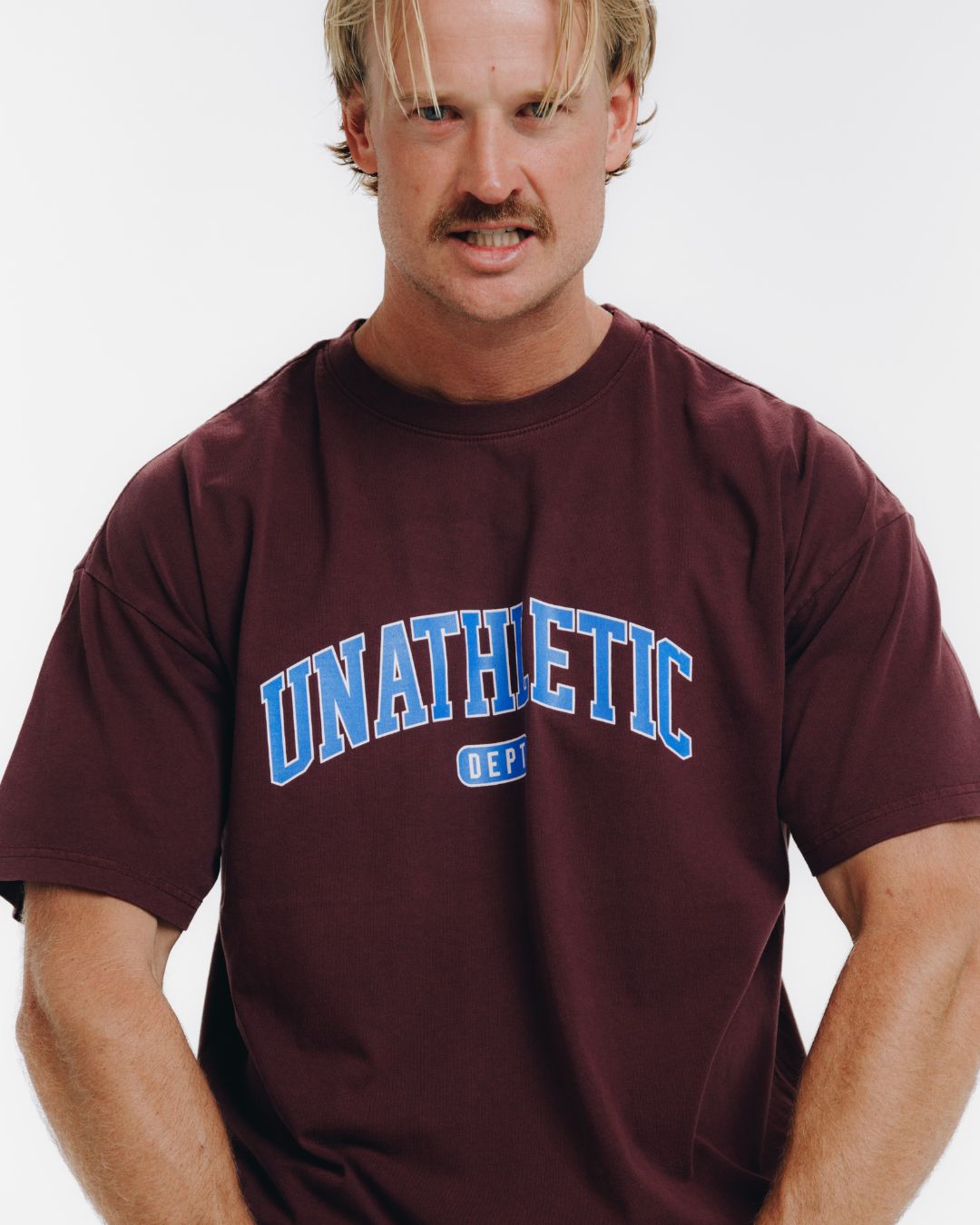 Unathletic Tee Maroon | Better Beer