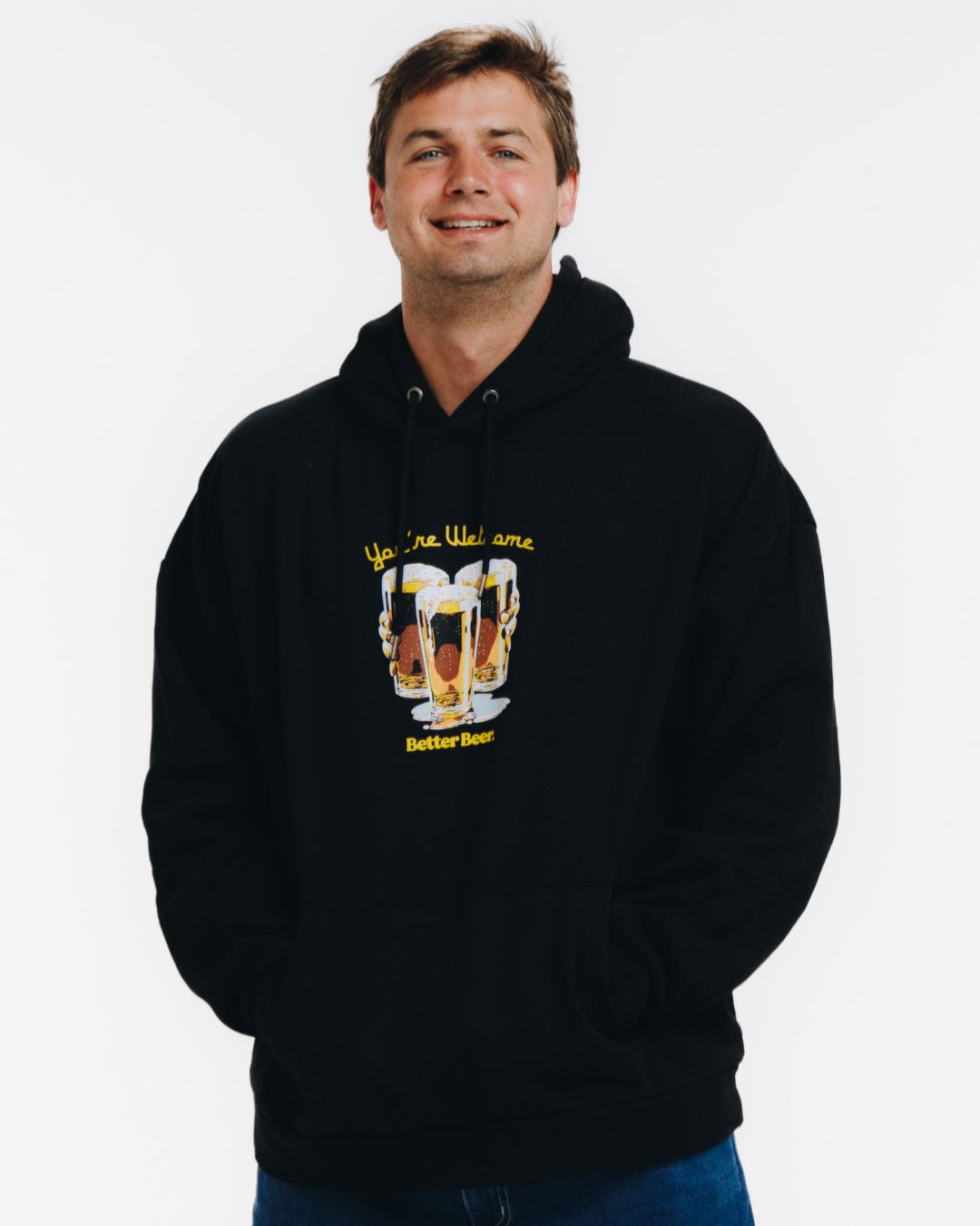 You're Welcome Hoodie - Black