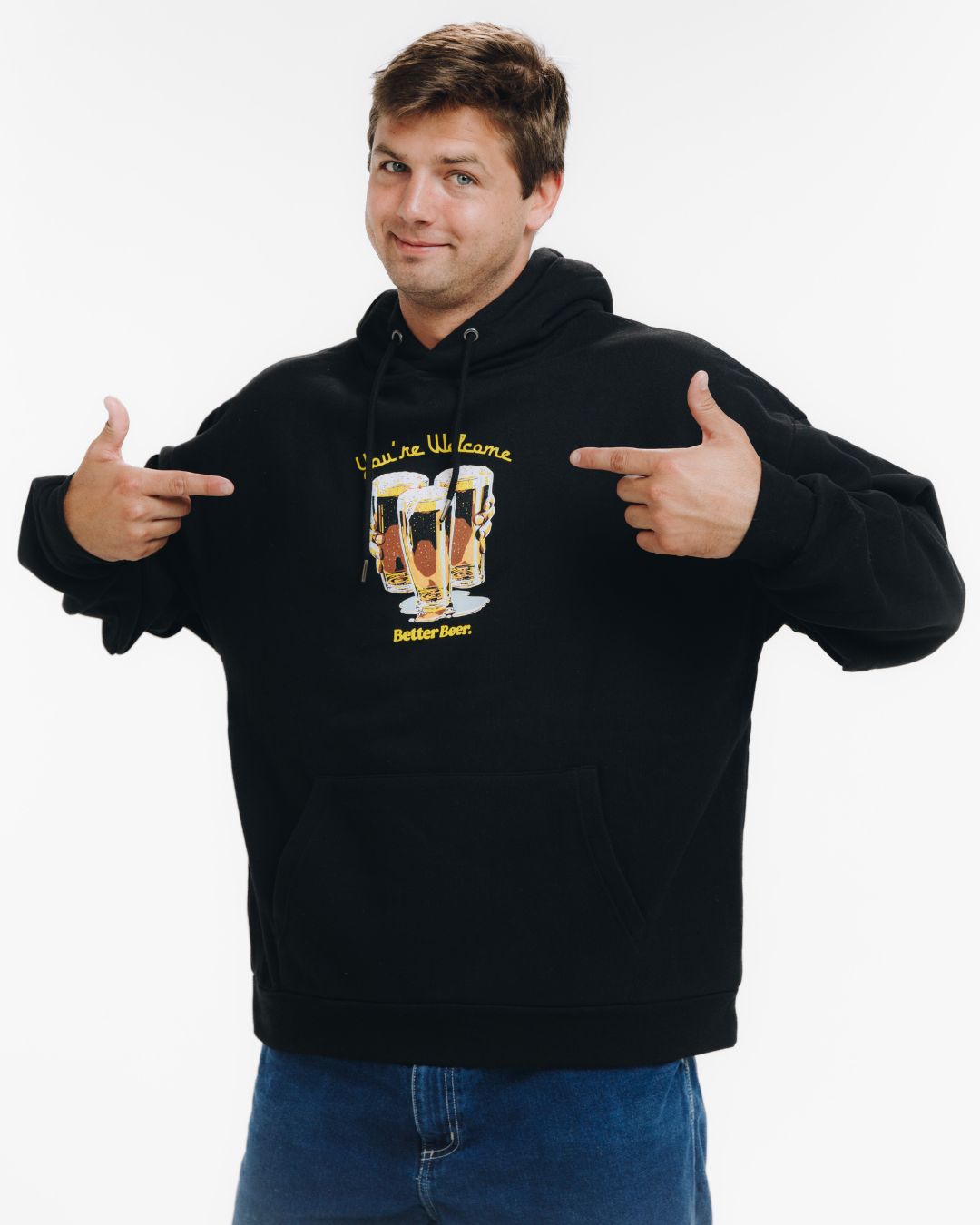 You're Welcome Hoodie - Black