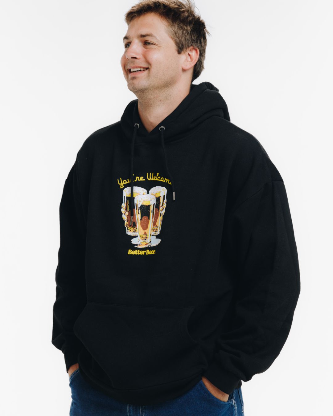 You're Welcome Hoodie - Black